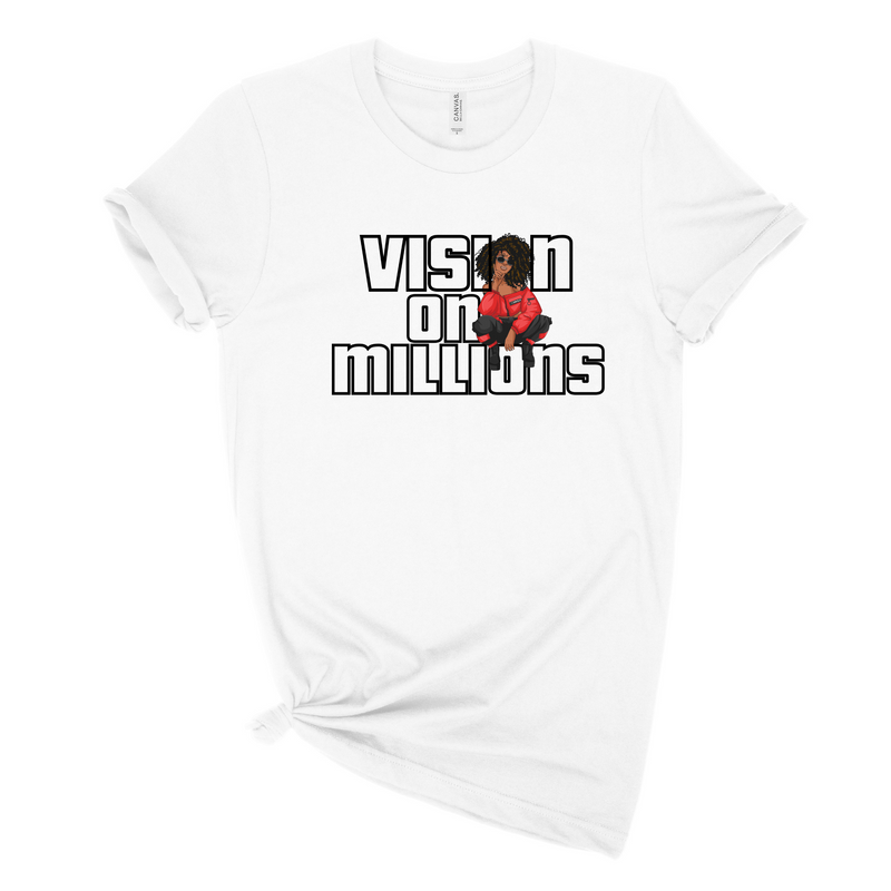Vision On Millions Women's Graphic Tee