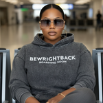 BeWrightBack Luxe Travel Hoodie – “Boarding Soon” Edition