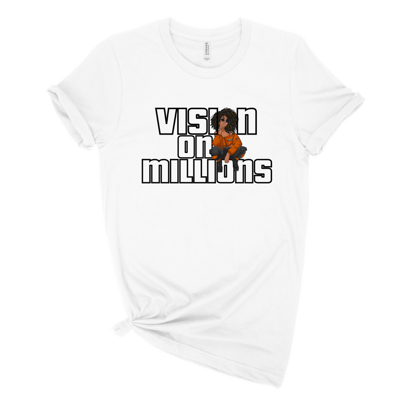 Vision On Millions Women's Graphic Tee