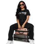 I Be Trippin’ Travel Tee – Chic Women’s Airport Outfit Shirt | Funny Jetsetter Graphic T-Shirt