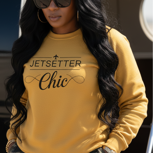 Jetsetter Chic Airport Sweater – Travel in Style, Always