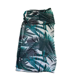 Leaf Print Cover Up Wrap Skirt