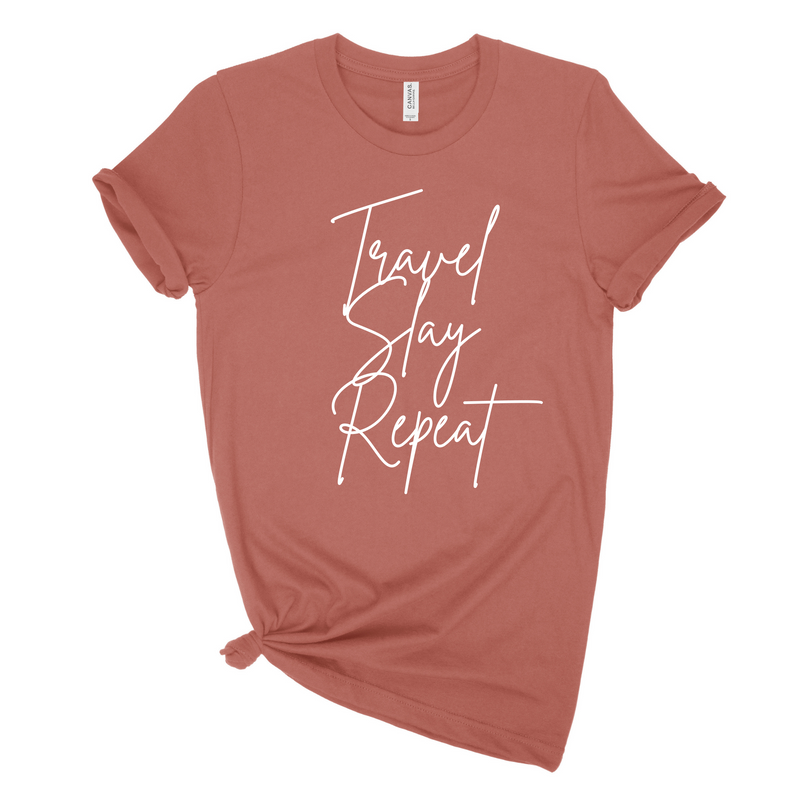 Travel Slay Repeat Tee