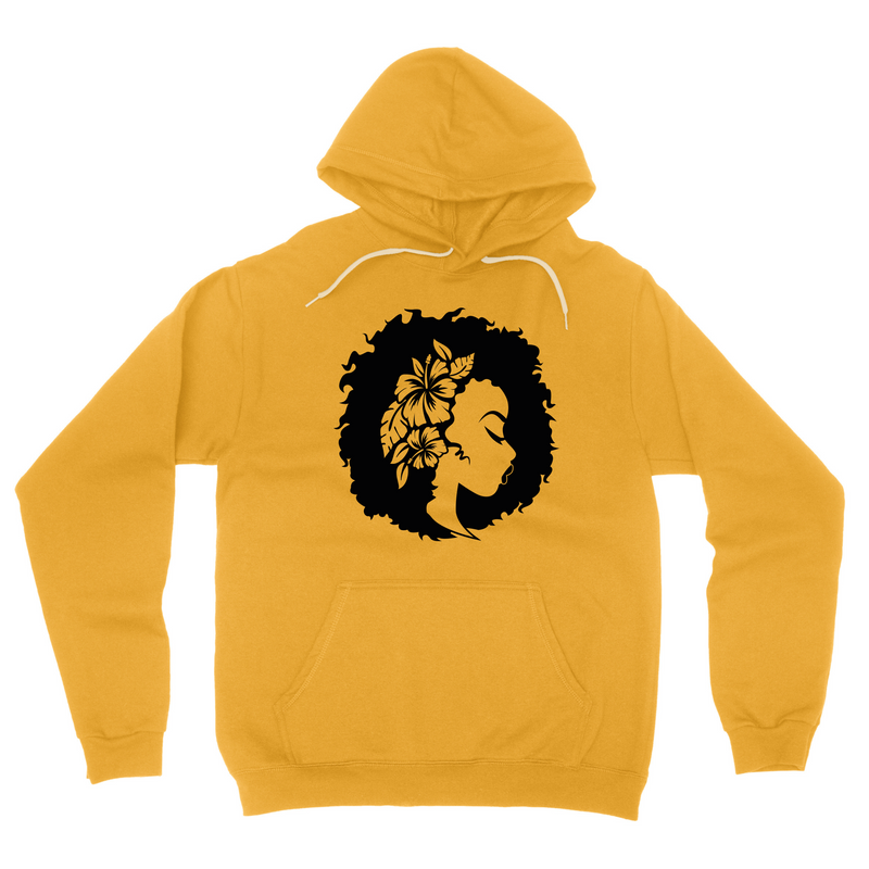 Hibiscus Flower Girl Hoodie